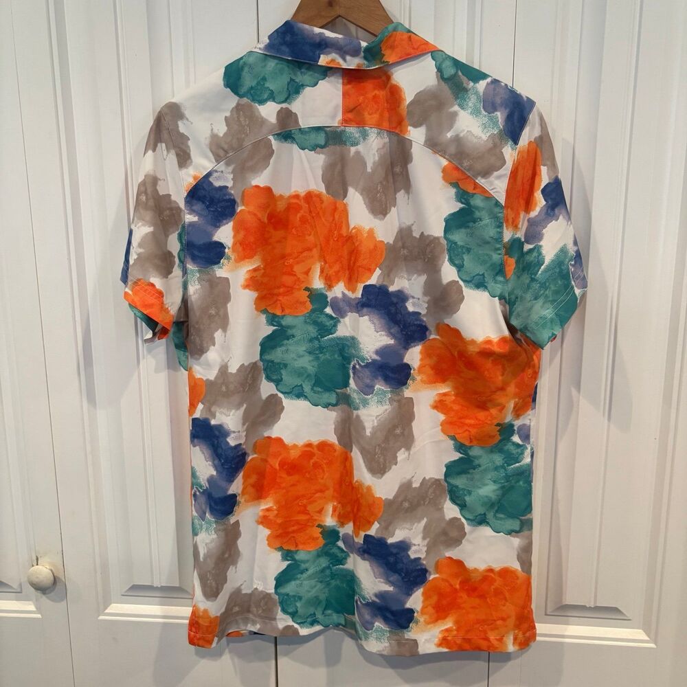 All In Motion Multi Color Button Down Shirt men Size Medium - Picture 2 of 5
